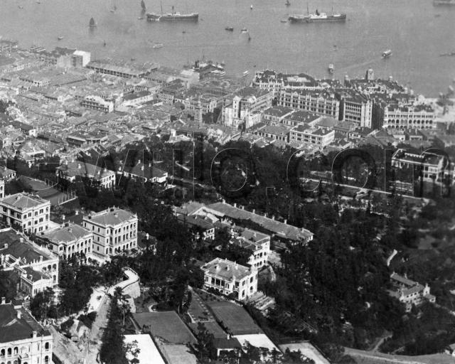 c.1906 View over Mid-levels and Central to harbour