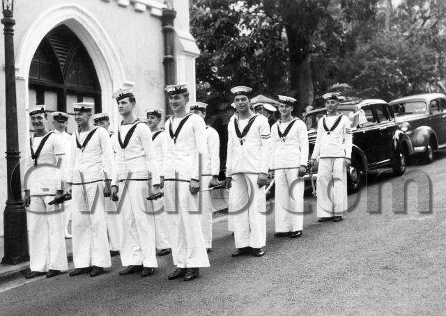 1940 Naval wedding