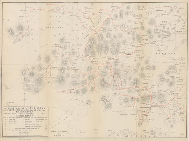 1890s Map of Kowloon and New Territories