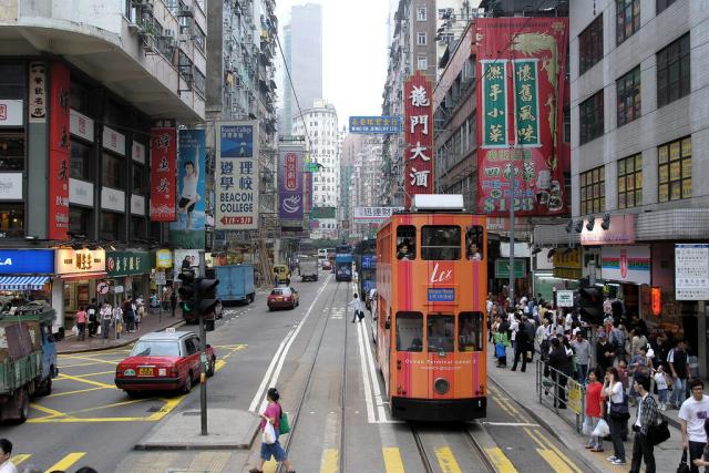 Hongkong - Tram - 12 (Johnston Road)