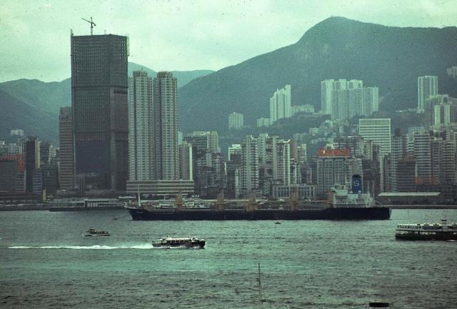 Wanchai waterfront 1980