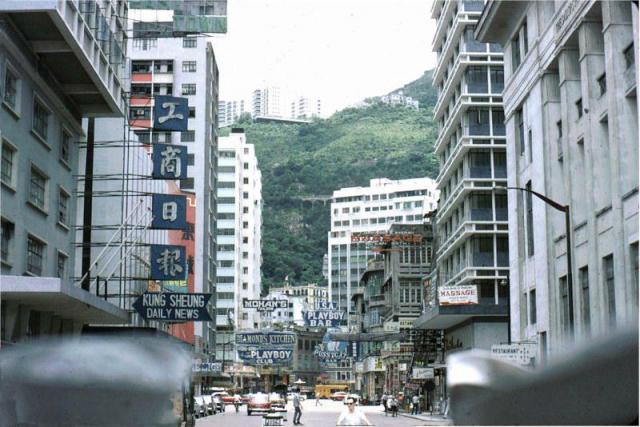 Fenwick street Wan Chai in 1967