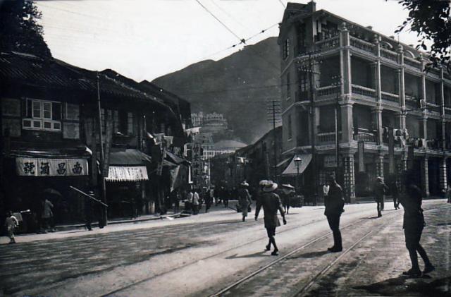 1920s Tram line at Wanchai
