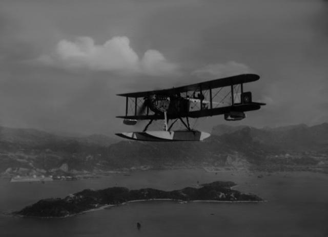 1930 Portugese Seaplane flying back to Macao from Kln