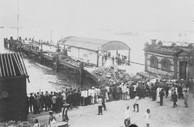 Hong Kong Macau Ferry Wharf (second generation) after 1906 typhoon