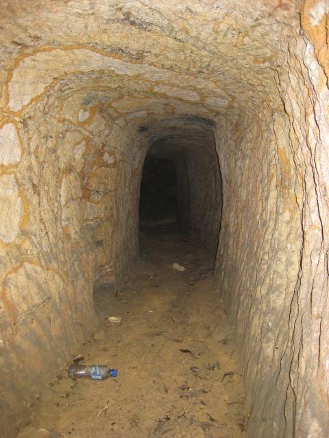 Tunnel behind the quarry