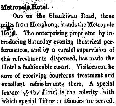 1900s Metropole Hotel