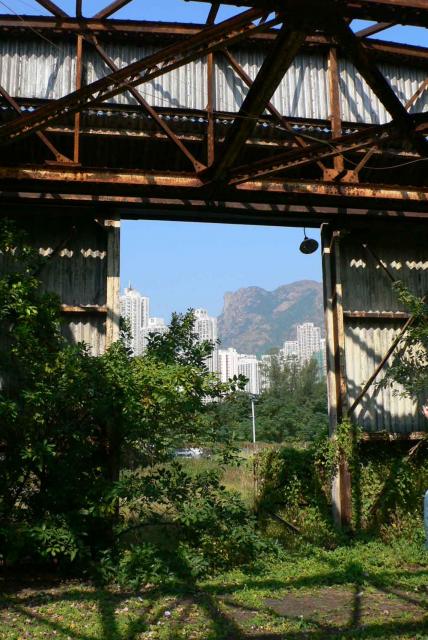 Old RAF hangar at Tai Hom / Diamond Hill