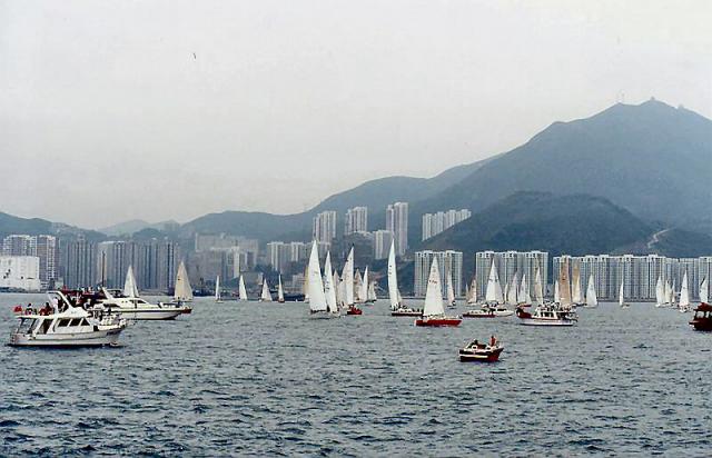 1990 - start of China Sea Race