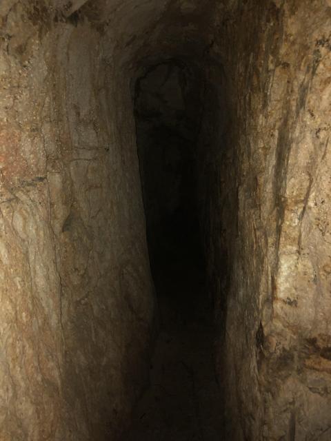 Tunnel behind FOP