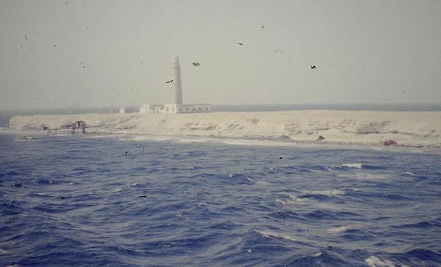 Returning home -the Big Brother Lighthouse - Red Sea.