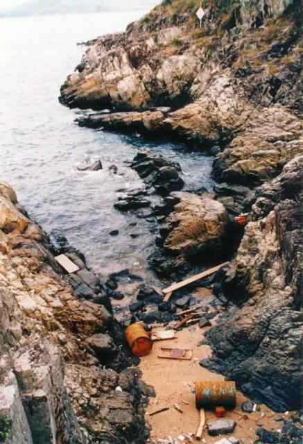 Little Sai Wan Behind Sunbathing Rocks.