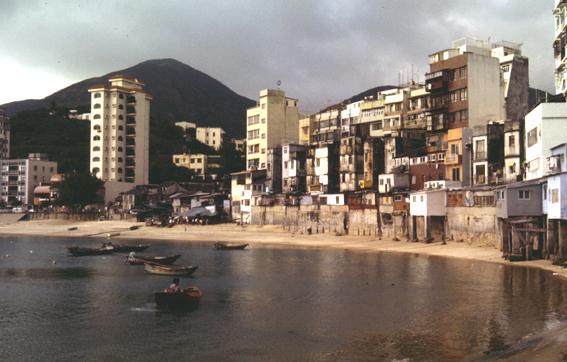 Stanley village waterfront