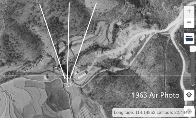 West Of Tai Po View Span (1963 Air Photo)