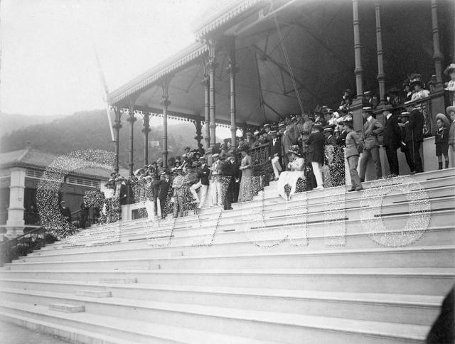 Crowd in the Happy Valley Grandstand