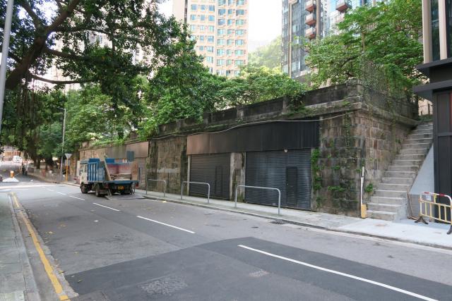 Remains of old building at Junction of Dragon Road with Tin Hau Temple Road