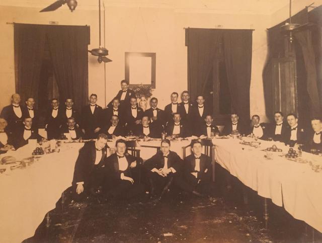 Farewell dinner Mr. Hamel (Dutch) 17 March 1921