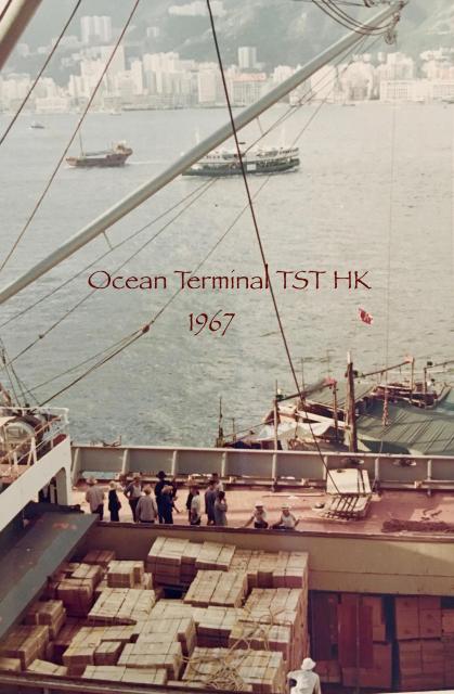 Loading cargo by hand at Ocean Terminal TST 1960s