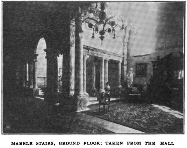 Marble Hall-Interior-showing marble colonnades in the G/F Hall