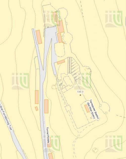 Map of Sai Wan Hill Battery & Redoubt