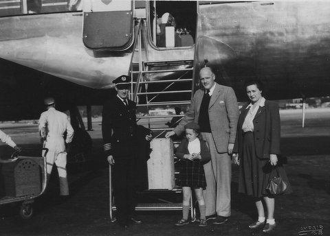 Collecting chicks at Kai Tak for Dairy Farm,1950