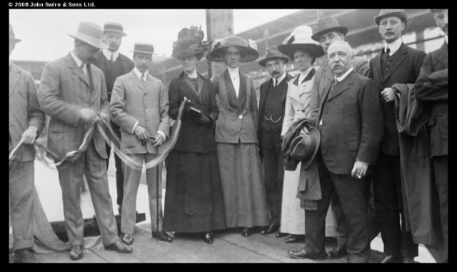 Launch of the ship Circe