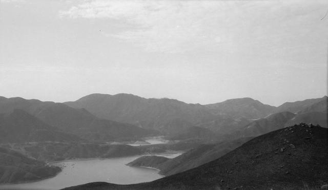 View towards Tai Tam Tuk Reservoir from Dragon's Back