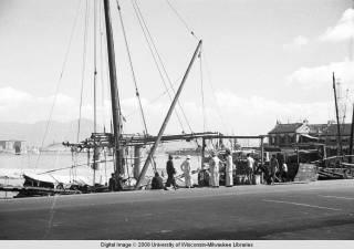 Hong Kong, boats in a harbor