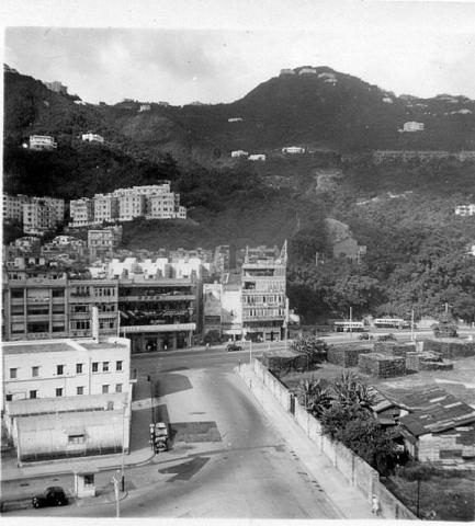 1956 View Above Arsenal Street from China Fleet Club