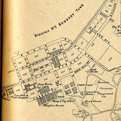 1924 Map of Kennedy Town
