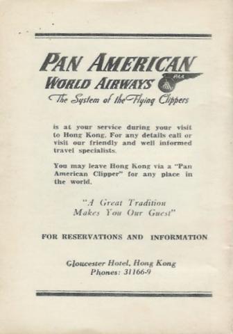 1950s Pan Am Advertisement