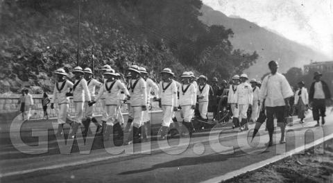 c.1930 Funeral procession along Gap Road - photo #2