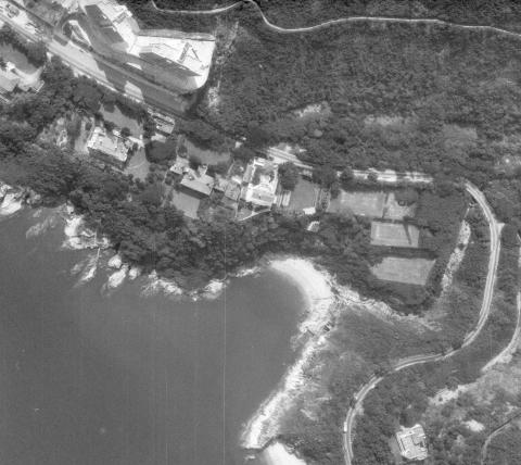 Aerial view of Tai Tam, circa 1970