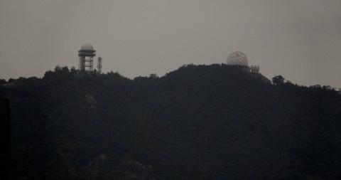 structure on top of lion rock