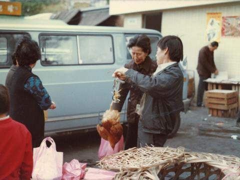 Market scene, Stanley, HK late 1970s