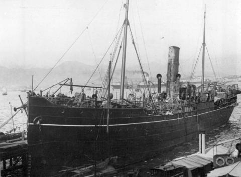 1929 SS Hai Ching after Pirate Attack