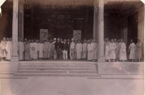 Sir Henry Blake at the Ancestral Hall of Tang Clan in Ping Shan 1899