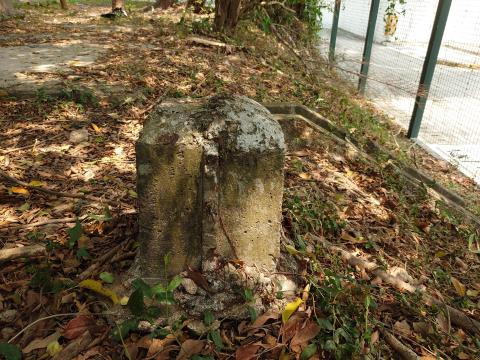 Concrete base (west view)