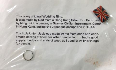 Ring and badge