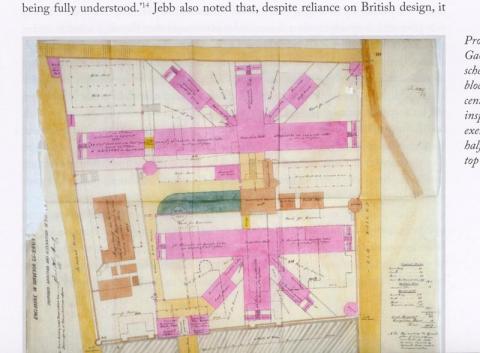 p.190 - Proposed plan for Victoria Gaol, c.1858