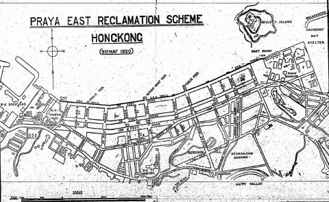 1920s Praya East Reclamation Scheme