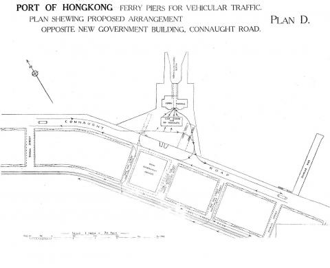 Vehicular Ferry Pier Central:  Plan 1928