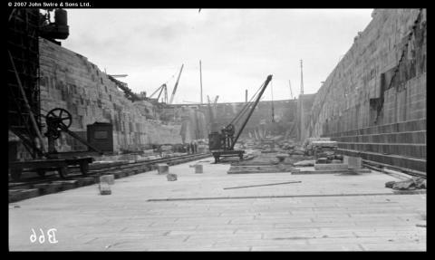 Constructing dockyard, Hong Kong