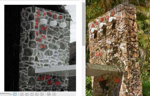 Comparative analysis of Yick Yuen stone wall