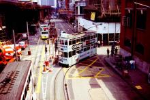 Hong Kong Tram March 1989 