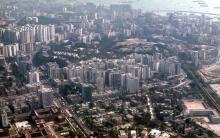 1971 Over Central Kowloon - Landing Kai Tak 3