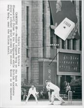 Press Photo 272a 新闻老照片-板球比赛 Hong Kong 1968