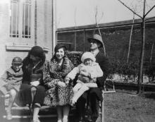 Harding Klimanek family portrait, Shanghai, ca. 1932
