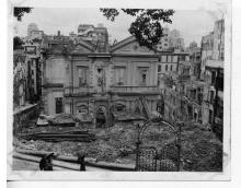 Bombed out Zetland Hall