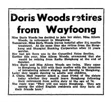 Doris Woods retires